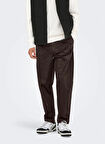 Only & Sons Normal Bel Rahat Kahve Erkek Chino Pantolon ONSCOIL TAPERED 0298 STRING PANT FR