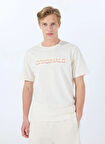 Jack & Jones Bisiklet Yaka Koyu Beyaz Erkek T-Shirt 12288566_JORX90 TEE SS CREW NECK BS