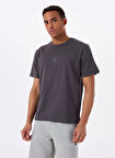 Jack & Jones Bisiklet Yaka Füme Erkek T-Shirt 12288374_JPRBLULOGO TEE SS CREW NEC