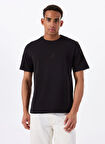 Jack & Jones Bisiklet Yaka Siyah Erkek T-Shirt 12288374_JPRBLULOGO TEE SS CREW NEC