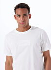Jack & Jones Bisiklet Yaka Beyaz Erkek T-Shirt 12288524_JORSTUDIO TEE SS CREW NECK