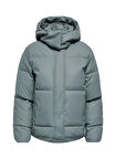 Only Yeşil Kadın Mont ONLAGNES COATED PUFFER JACKET OTW