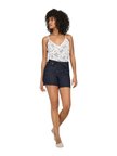 ONLGIANNA MW BELTED SHORTS AZG DNM NOOS Kadın Mavi Şort - 15340706