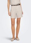 ONLY Taş Kadın Şort ONLSIESTA HW BELT LIN BL SHORTS PNT