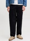 Jack & Jones Siyah Erkek Geniş Fit Chino Pantolon 12292206 JPSTEVAN JETT CHINO LN