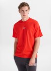 Jack & Jones Kırmızı Erkek Comfort Fit Logo Baskılı T-Shirt 12298984 JCOCLUB PRINT TEE CREW