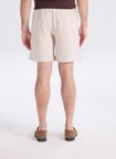 Jack & Jones Bej Erkek Fit Logo Baskılı Sweat Şort 12300731 JPSTKARLNEWPLUSHSWEATSHORT
