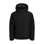 Jack & Jones 12298858 Jjbecks Puffer Sn Mont Siyah