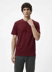 Jack & Jones Bordo Erkek Regular Fit Logo Baskılı T-Shirt 12307780 JCOTONE TEE CRW NECK BSS26