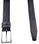 FSM-20 DERİ KEMER 3,5 CM/SİYAH/130 - 52