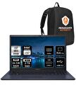 ASUS ExperBook B1502CBA i5 1235U 24GB RAM 2TB SSD 15.6" FHD FDOS BQ0555 & PER4 ÇANTA