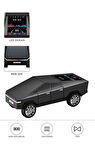 D68 Cyber Model Araba Tasarımlı Bluetooth Hoparlör 15w Güçlü Ses Rgb Led /tws/usb Siyah