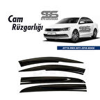 Cam Rüzgarlığı Volksvogen Jetta MK6 2011-2018 Arası Mügen Tip Piano Black