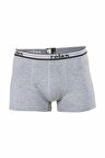 biçomi Relax Pamuklu Esnek Erkek Boxer Gri - 1268A
