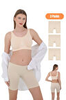 Mikro Fiber Kadın Uzun Boxer 3'lü Özel Paket - S/m, L/xl