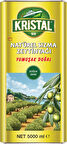 Kristal Soğuk Sıkım Yumuşak Doğal Naturel Sızma Zeytinyağı Teneke 5 L