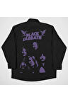 Black Sabbath Müzik Grubu Baskılı Unisex Rock Metal Cepli Gömlek