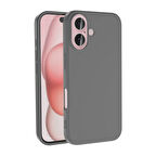 iPhone 16 Kılıf Kadife Dolgulu Şık Candy Lansman Silikon Kapak