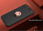 iPhone 6 Plus Ultra Koruma Sağlayan Stant Özellikli Yüzüklü Ravel Silikon Kılıf