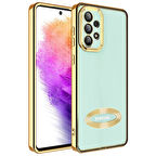 Samsung Galaxy A33 5G Şık Tasarımlı ve Parlak Omega Premium Silikon Kılıf