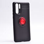 Huawei P30 Pro  Kılıf Yüzüklü Sağlam Esnek Ringo Silikon Kapak