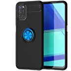 Oppo Reno A52  Kılıf Yüzüklü Sağlam Esnek Ringo Silikon Kapak