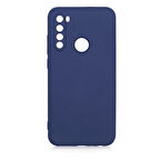 Redmi Note 8 Kılıf İçi Telefonu Çizmeyen Kadife Kaplı Dışı Soft Yapılı Esnek Lansman Kapak RYC/Mara