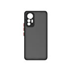 Xiaomi Mi 12 Lite Kılıf Kenarları Renkli Sert Yapılı Şık Silikon Kapak RYC/Hux