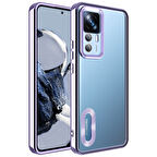 Xiaomi Mi 12T Pro Kılıf Logo Detaylı ve Parlak NLight Premium Silikon Kapak