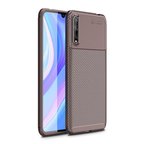 Huawei Y8P Kılıf Karbon Desenli Şık Negro Premium Silikon Kapak