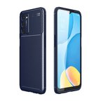 Oppo A55 5G Kılıf Karbon Desenli Şık Negro Premium Silikon Kapak