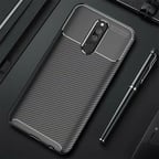 Redmi 8 Kılıf Karbon Desenli Şık Tamia Premium Silikon Kapak
