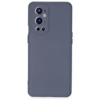 One Plus 9 Pro Kılıf İçi Kadife Kaplı Nano Silikon Kapak - Gri