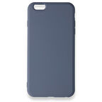 iPhone 6 Plus İçi Kadife Kaplı Esnek Silikon Kapak RYC/ Nano Lansman