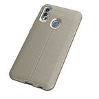 Huawei P Smart 2019 Kılıf Deri Desenli ve Esnek Yapılı Sağlam Derry Silikon Kılıf