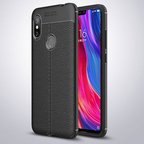 Redmi Note 6 Pro Kılıf Deri Silikon Yüzeyli Yüksek Kaliteli Sİlikondan Üretilmiş Premium Silikon Kapak RYC/Niss