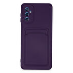 Samsung Galaxy A14 4G Kılıf Kart Hazneli Silikon Kapak RYC/Kelvin