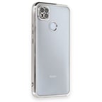 Redmi 9C Kılıf Kamera Lens Korumalı Razer Lens Silikon Kapak - Gümüş