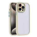 iPhone 15 Pro Kılıf Kamera Korumalı Renkli Kenar ve Çerçeve Tasarımlı Vitamin Kapak