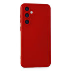 Samsung Galaxy S24 Kılıf İçi Kadife Kaplı Nano Silikon Kapak - Kırmızı
