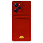 Poco X5 Pro 5G Kılıf Kart Hazneli Esnek Kelvin Silikon Kapak