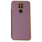 Redmi Note 9 Kılıf Şık ve Parlak Silikon Kapak RYC/Volet