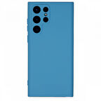 Samsung Galaxy S22 Ultra İçi Kadife Kaplı Esnek Silikon Kapak RYC/ Nano Lansman