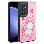 Galaxy A14 Kılıf Kabartma Parlak Figürlü Şık Amas Premium Silikon Kapak