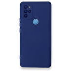 Omix X300 Kılıf İçi Kadife Kaplı Nano Silikon Kapak - Lacivert