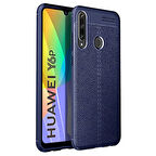 Huawei Y6P Kılıf Deri Silikon Yüzeyli Yüksek Kaliteli Sİlikondan Üretilmiş Premium Silikon Kapak RYC/Niss