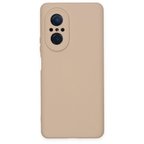 Huawei Nova 9 SE Kılıf İçi Kadife Kaplı Nano Silikon Kapak - Pudra