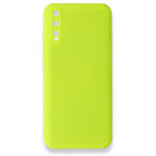 Huawei P Smart S Kılıf İçi Kadife Kaplı Nano Silikon Kapak - Sarı