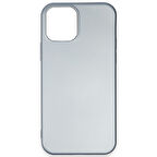 iPhone 12 İçi Kadife Kaplı Esnek Silikon Kapak RYC/ Nano Lansman