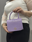 BİÇOMİ Lila cilt krash çanta